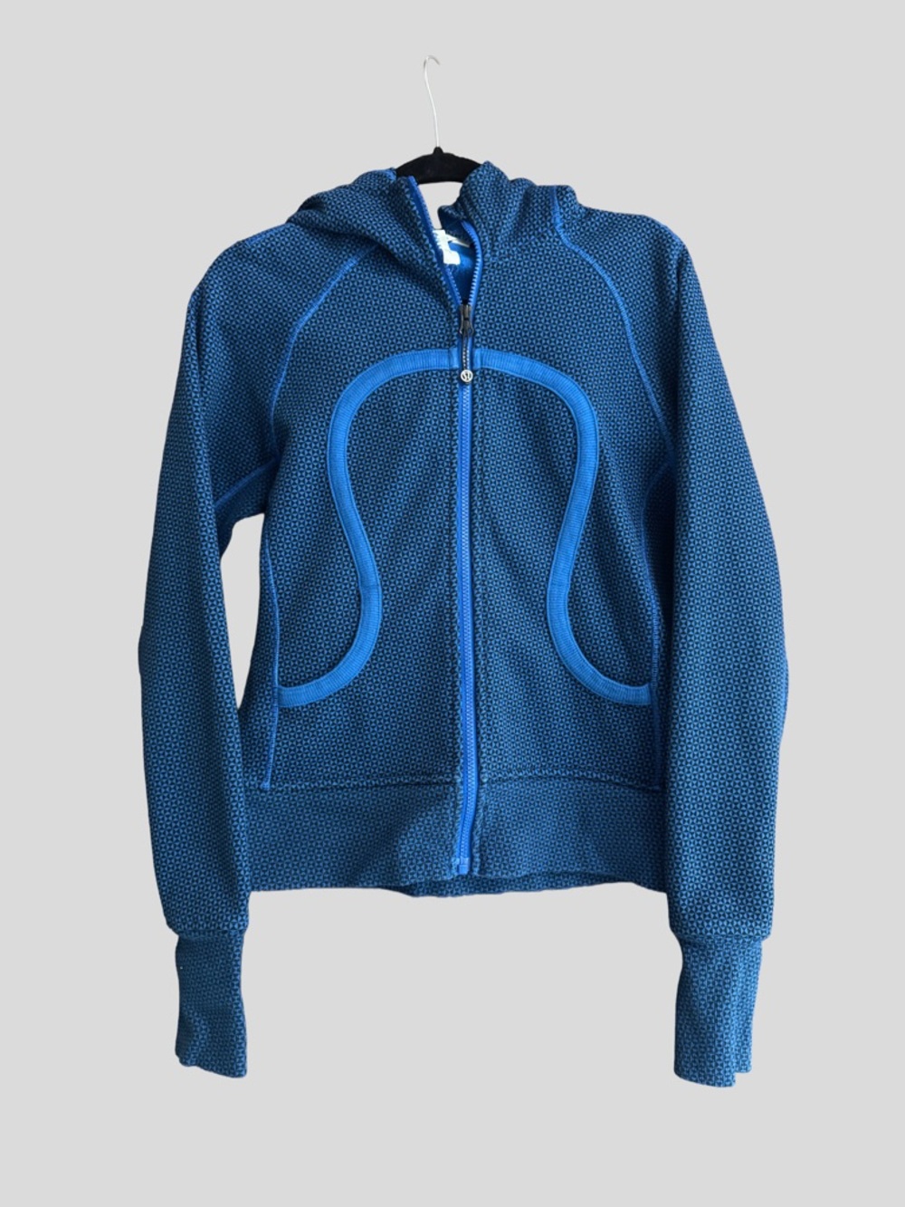 lululemon athletica Original Scuba Hoodie Stretch in Double Diamond Baroque Blue
